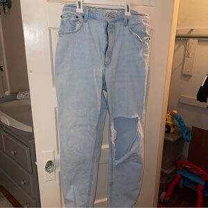 Abercrombie Curve Love The 90s Straight Ultra High Rise Jeans
